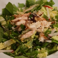 Chinese Chicken Salad with Bitter Greens